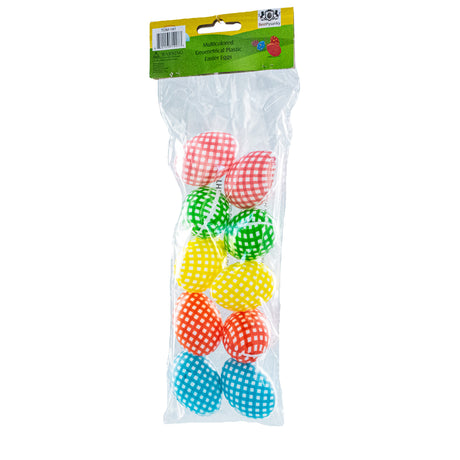 Shop Set of 10 Multicolored Gingham Checkered Fillable Easter Eggs, 2.25 Inches. Buy Easter Eggs Plastic Multi Oval Plastic for Sale by Online Gift Shop BestPysanky fillable plastic eggs, plastic eggs,  plastic eggs fillable, easter eggs bulk, plastic eggs for toys, Easter decor, plastic eggs easter, egg hunt, Easter decorations, decorative