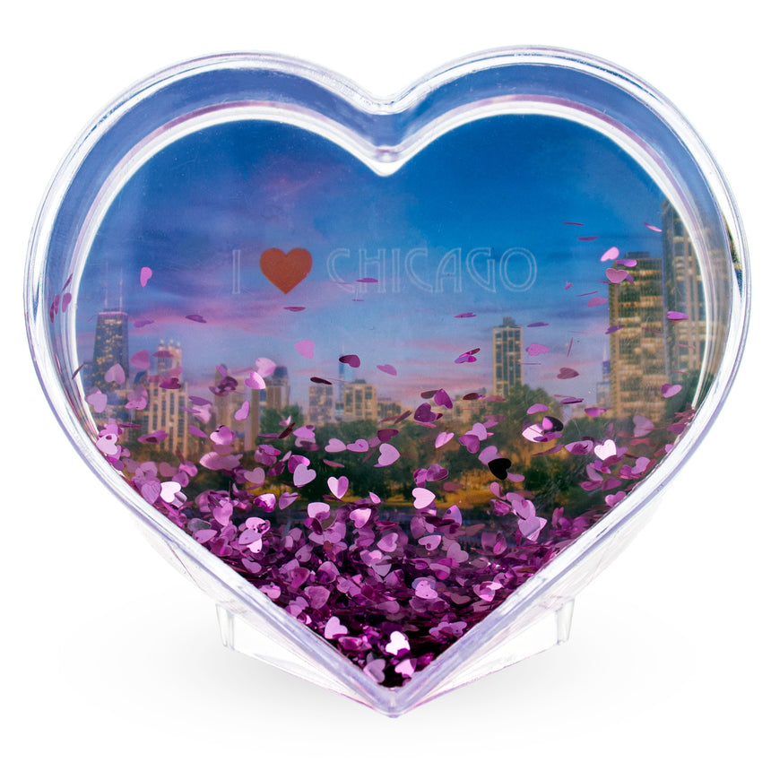 Buy Water Globe Picture Frames Travel Chicago by BestPysanky Online Gift Ship