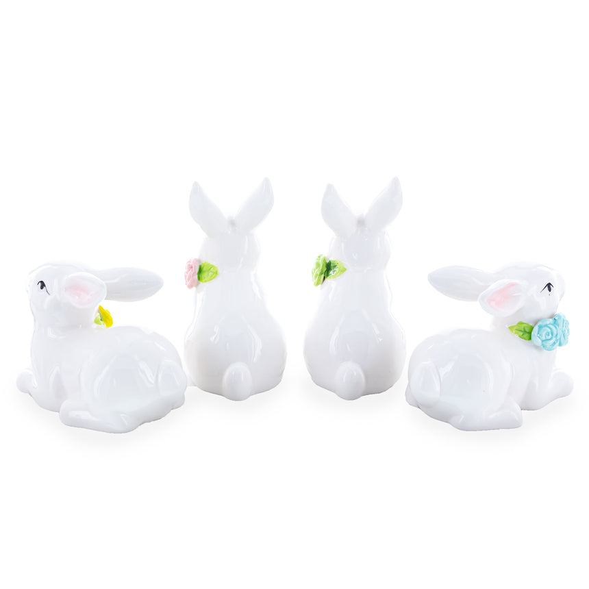 Shop Set of 4 Porcelain Easter Bunnies 4 Inches. Buy Easter Figurines Bunnies Multi  Resin for Sale by Online Gift Shop BestPysanky Santa Claus figurine decoration