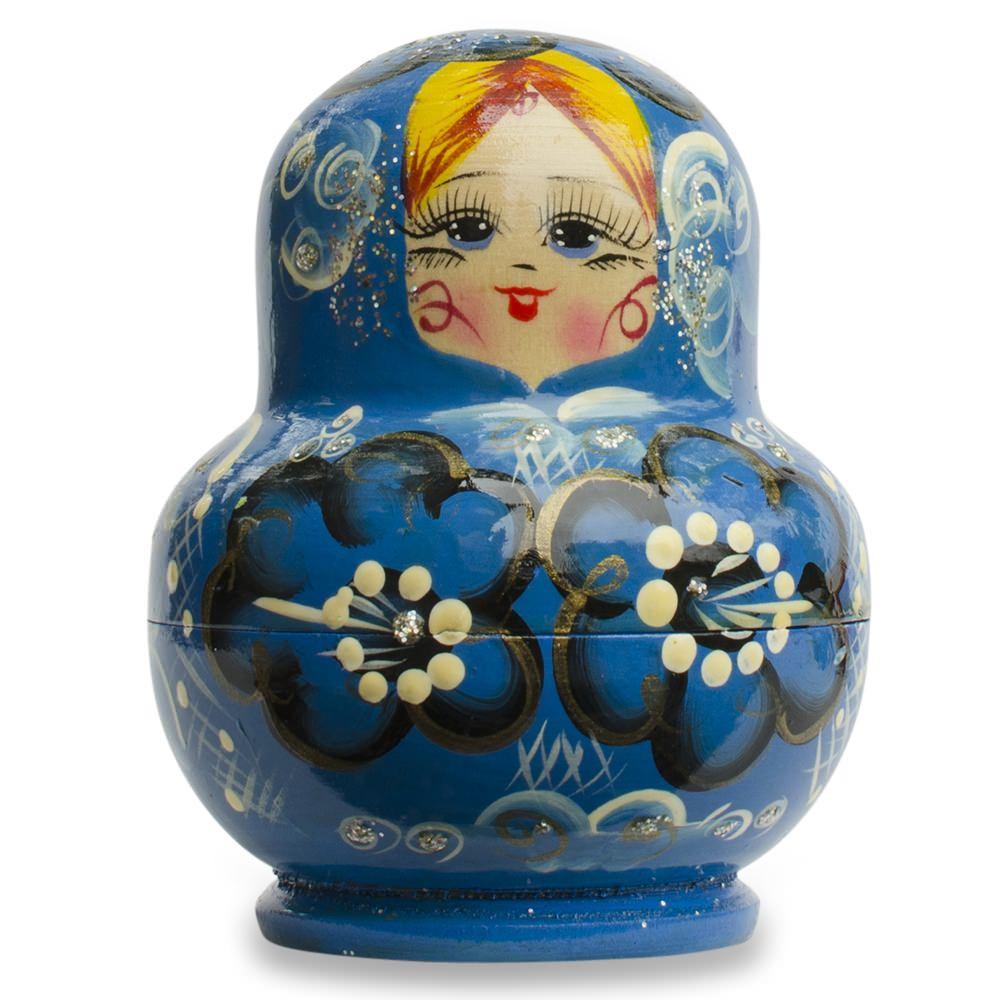 BestPysanky online gift shop sells stackable matryoshka stacking toy babushka Russian authentic for kids little Christmas nested matreshka wood hand painted collectible figurine figure statuette