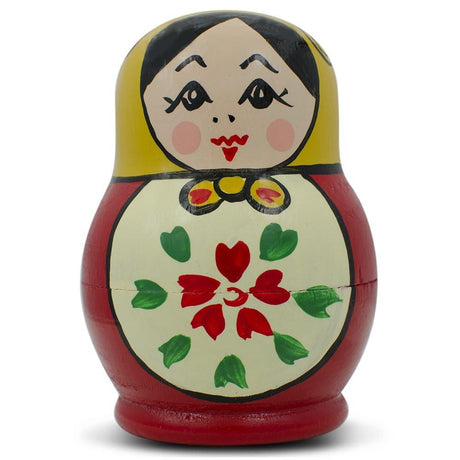 BestPysanky online gift shop sells traditional stackable matryoshka stacking toy babushka Russian authentic for kids little Christmas nested matreshka wood hand painted collectible figurine figure statuette floral flowers semenov