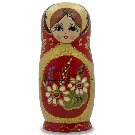 BestPysanky online gift shop sells stackable matryoshka stacking toy babushka Russian authentic for kids little Christmas nested matreshka wood hand painted collectible figurine figure statuette