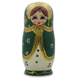 BestPysanky online gift shop sells traditional stackable matryoshka stacking toy babushka Russian authentic for kids little Christmas nested matreshka wood hand painted collectible figurine figure statuette floral flowers semenov