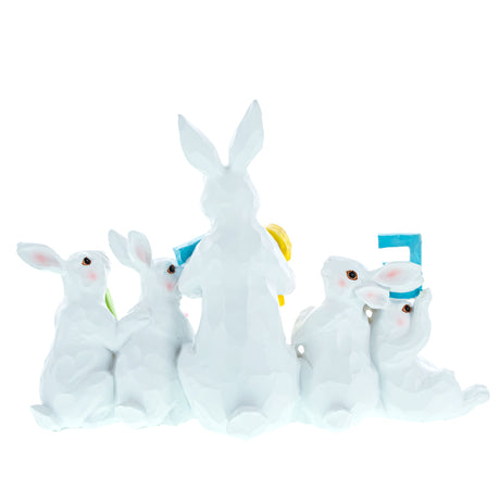 Shop White Bunnies Holding EASTER Letters Figurine 12 Inches. Buy Easter Figurines Bunnies Multi  Resin for Sale by Online Gift Shop BestPysanky Easter Bunny figurine decoration