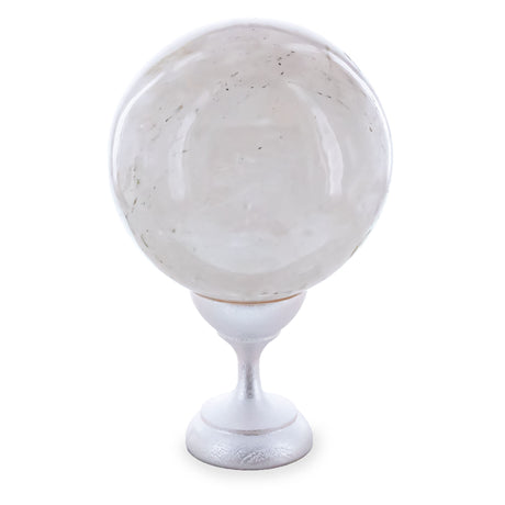 Stone White Quartz Polished Stone Sphere in Multi color Round