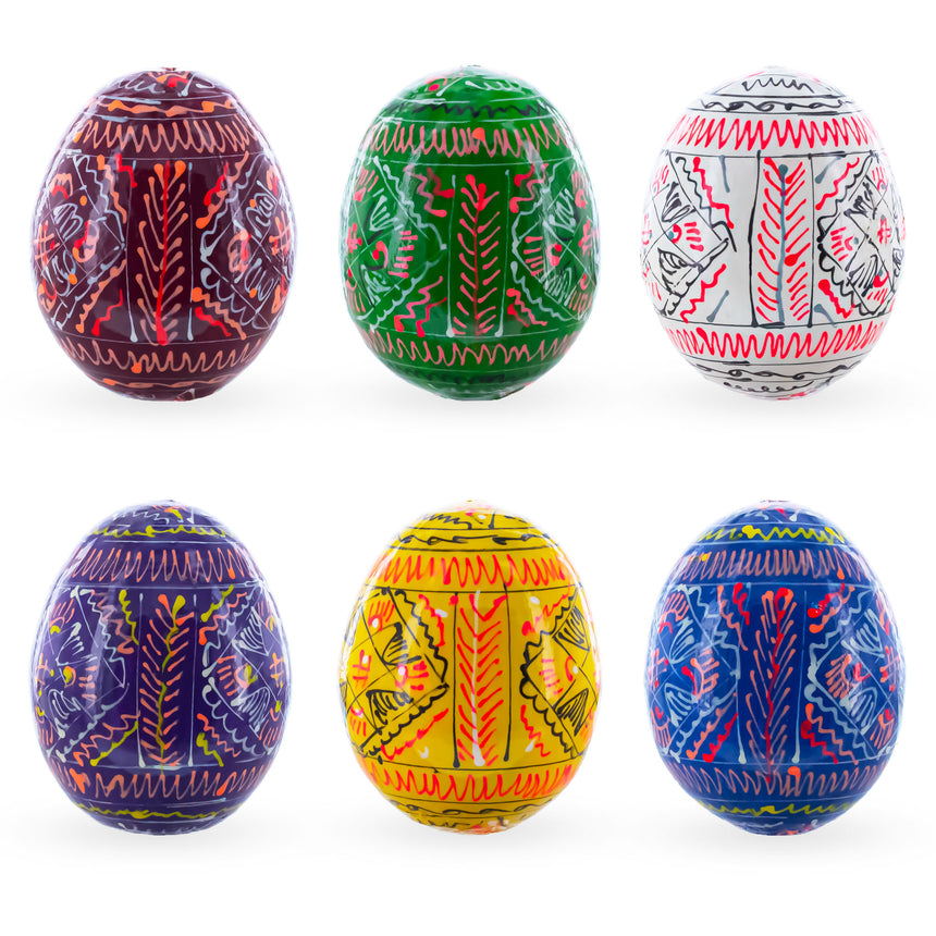 Buy Easter Eggs Wooden Set of 3+ by BestPysanky Online Gift Ship